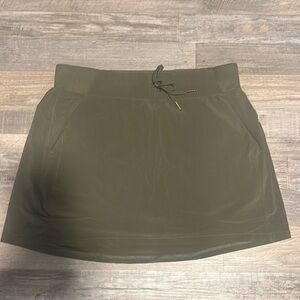 All in Motions Olive Green Athletic Skort
